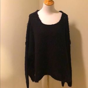 Free People black Knitted sweater
